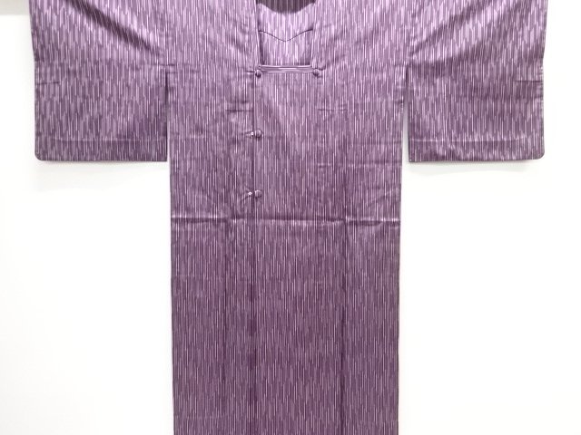 雨縞模様織出し雨コート